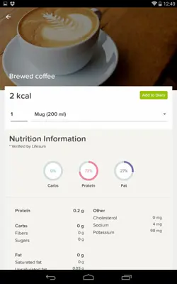 Lifesum android App screenshot 2