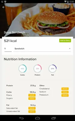 Lifesum android App screenshot 3